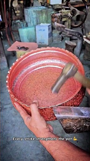 How Copper Pots Get Their Beautiful Patterns 😍🥘