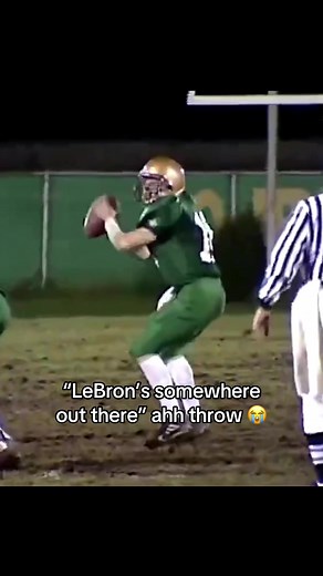 LeBron's High School QB Touchdown Highlights