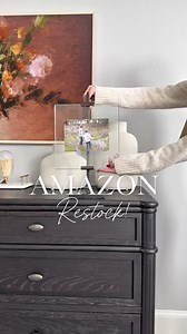 14K views · 24 reactions | It’s baaaack!!  My adjustable easel that includes both of the glass pieces to frame your own photos in IN STOCK at Amazon!! Affiliate link: https://urlgeni.us/amzn/AdjustableEasel | Home Simply Curated | Facebook