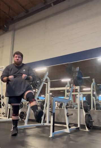 Hoisting 315lbs over my head #gymtok #power #strengthtraining #ohp #powerlifting