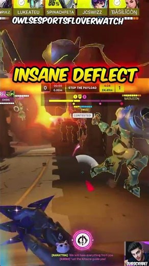 Most Insane Genji Deflect You'll See in Pro Play #overwatch2