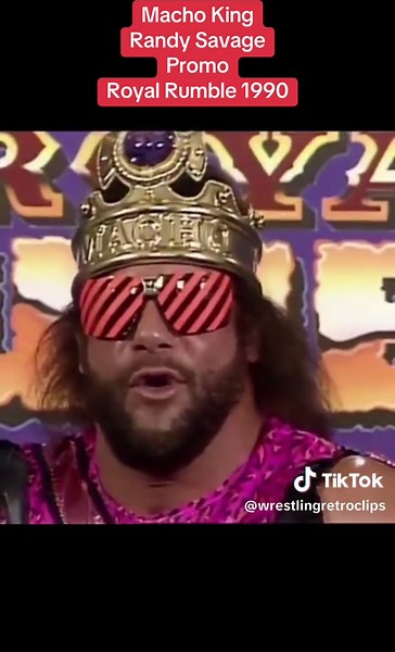 Macho King Randy Savage Promo at Royal Rumble 1990