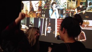 Audio Visual Music Machine (AVMM) - visual sampling interactive installation