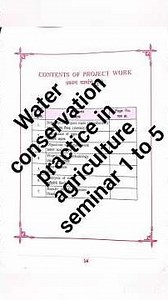 EVS project class 12th | EVS project water conservation |