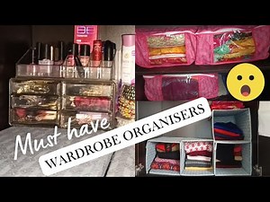 Wardrobe Organization Idea's | My Saree Closet | Amazing Wardrobe Organizer