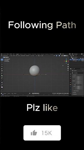 How to Following path in blender