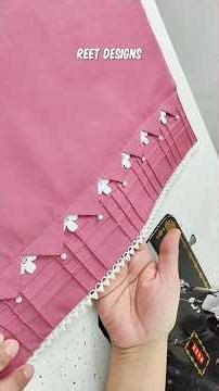 Amazing trouser design with easy sewing tips #reetdesigns #shorts