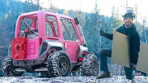 Custom steel Power Wheels build