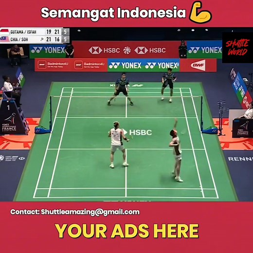 Unbelievable Match For Sure _ CHIA / SOH Vs GUTAMA / ISFAH | Shuttle World