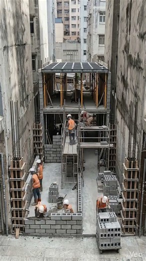 Building a Narrow Urban House From Scratch | Full Construction Time-Lapse | City Plot Build