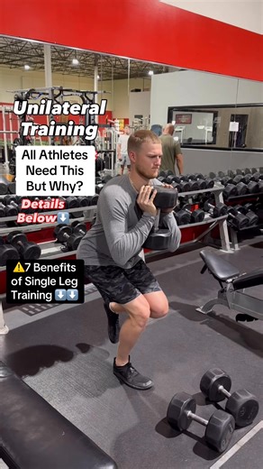 7 Facts about Unilateral (Single Limb) Training. More in my FREE ebook MOVEMENT REDEFINED link bio. Here’s MLB pro baseball athlete Parker Meadows on a full body workout with 8 unilateral exercises. 7 Facts about Unilateral or Single Limb Training. 1.Unilateral training (single arm and or single leg) is very important for athletes as it not only helps expose asymmetries, compensation patterns, & imbalances but it also helps address them. 2. Most athletes will find they have 1 side significantly 