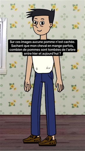 Quiz de logique : Combien de pommes sont tombées ?