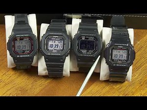 New G-Shock Squares for 2021, GW-5000U, GW-M5610U and GW-S5600U