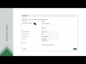 How to Edit or Remove a Payee