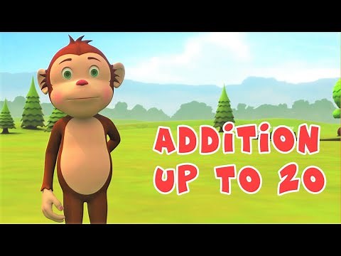 Math for Kids | Addition up to 20 | Math for Kindergarten & 1st Grade | Preschool Learning Videos