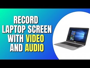 How To Record Laptop Screen With Video and Audio | How To Screen Record | Easy Tutorial