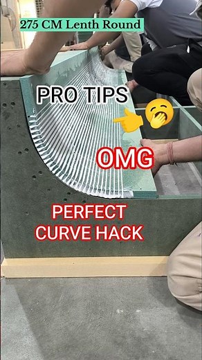 Genius Woodworking Hack for PERFECT Round Edges! Genius Hack 🙀 #shorts #woodworking #diy #tricks