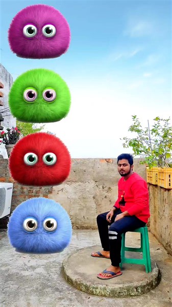 53K views · 231 reactions | Colourful Monster Fuzz balls to Ludo, carrom board, chess & scrabble - Funny magical vfx #comedy #editing #reels #viral #trending #funny #magic #game #vfx #explore #foryou #fun | Ayan mechanic | Facebook
