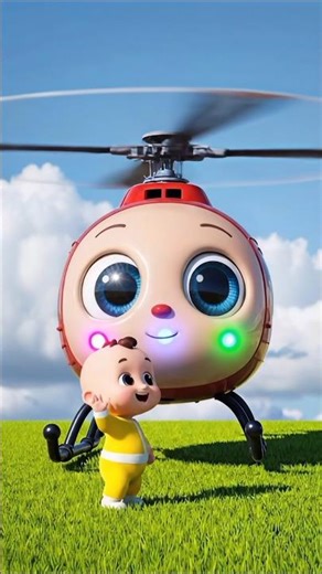 Baby Helicopter Dance #kidsvideo #3danimation #shorts