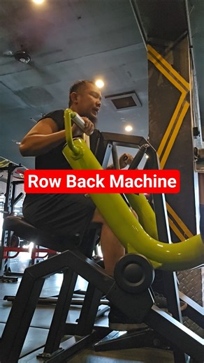 Row Back Machine Back Workout #backday #gymworkout #backdayworkout #gymday #fyp