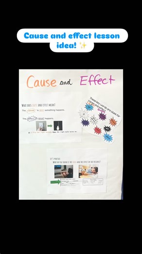 All About ELD on Instagram: "✨Cause and effect lesson idea with benchmark express. 1. Choose a few paragraphs that would work with cause and effect. 2. Start with relatable examples and by defining cause and effect. 3. Read together, model, do the work together or if your students are ready to be more independent, they could work in pairs. ✨This could work with other language functions like synthesizing, paraphrasing, or sequencing. 💜Save this idea for later! #allabouteld #vocabulary #teaching 