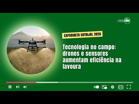 Tecnologia no campo: drones e sensores aumentam eficiência na lavoura