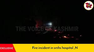 1.4K views · 19 reactions | #Flash Fire incident in smhs hospital , Now fire under control. Some shops were damaged | The Voice of kashmir Live | Facebook