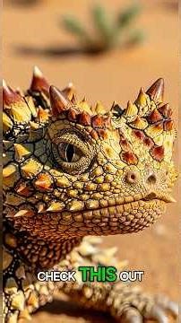 Thorny Devil: The Lizard That Drinks Through Its Skin