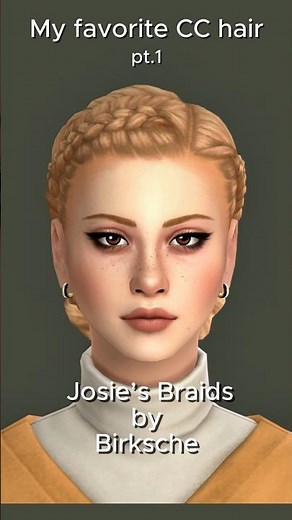 Sims 4 Maxis Match CC Hairstyles pt1 #sims4 #sims4cc #sims4mods #thesims4