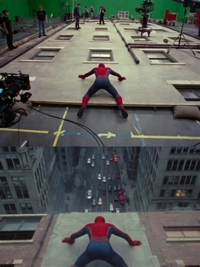 Spiderman movie BTS must watch #behindthescenes #shootingtime #movie #spiderman #fypシ゚viral