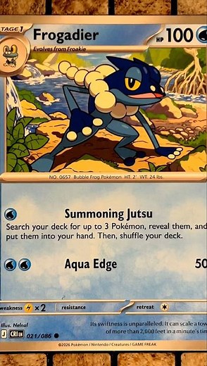 Frogadier (021/086 - Common Normal) - Mega Evolution: Chaos Rising - Pokemon TCG