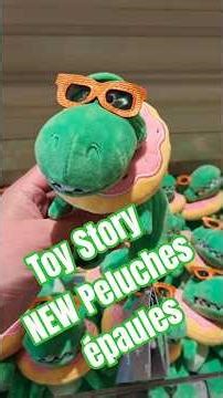 Toy Story NEW shoulder plush toys: Rex, Lotso, Slinky Dog, and Jessie from Disneyland Paris! #toy...