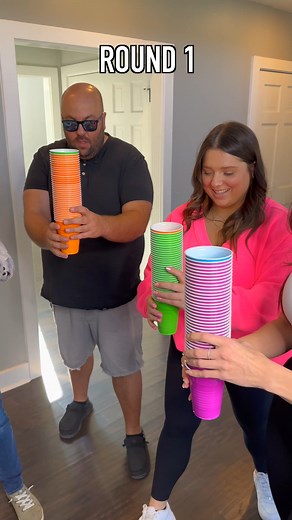 Cup Stacking Party Game! | Evan Era