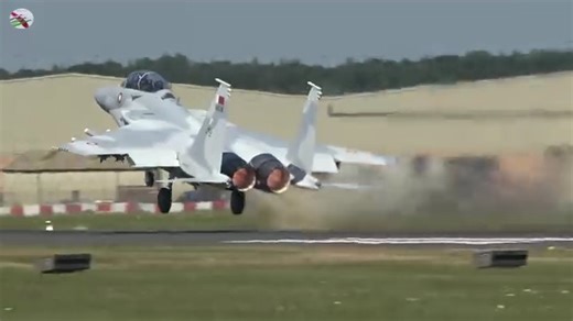 The F-15 display at the Royal International Air Tattoo (RIAT) 2024 at RAF Fairford was a highlight of the show! The F-15QA Ababil from the Boeing F-15 Advanced Demo Team performed an impressive display, including a stunning tail slide. | Airshow World