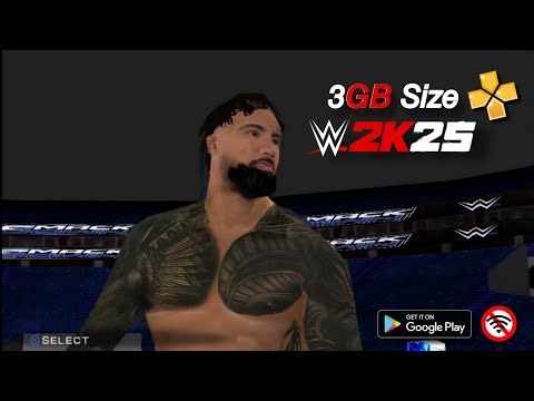 New WWE 2K25 PSP v1.4 For Android | Roman Reigns, The Rock vs. Karrion Kross, Umaga | Gameplay