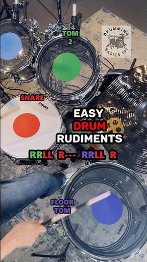 Drum Rudiments For Beginners 🥁n #drums