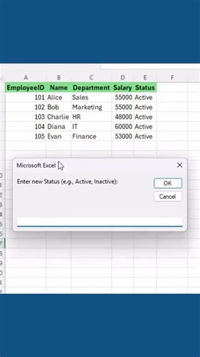 𝗝𝗮𝗰𝗼𝗯 | Systems & Automation Specialist | Do you use Input boxes in Excel? Let me know in the comments below. #exceltricks #vba #exceltips | Instagram