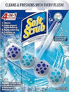 Soft Scrub 4-in-1 Toilet Care, Sapphire Waters, 50 Gram