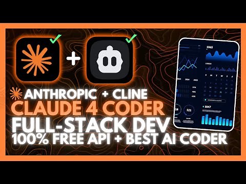 Claude 4 Sonnet & Opus + Cline: FULLY FREE AI Coder! Develop a Full-stack App Without Code!