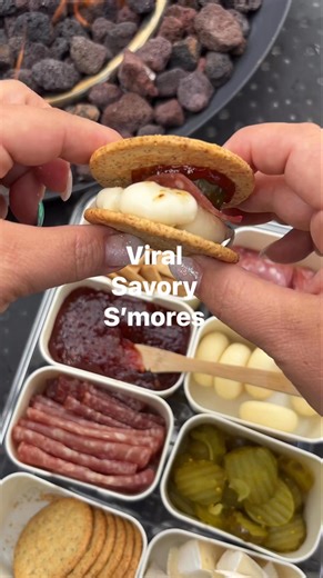 1M views · 6.3K reactions | These viral Savory s’mores are perfect for fall campfires and late night star gazing  ✨ Recipe  | Homemade Heather | Facebook