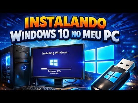 Instalando o Windows 10 no meu PC