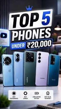 Top 5 Best Smartphones Under ₹20,000 in 2026 🔥 #smartphonesunder20000