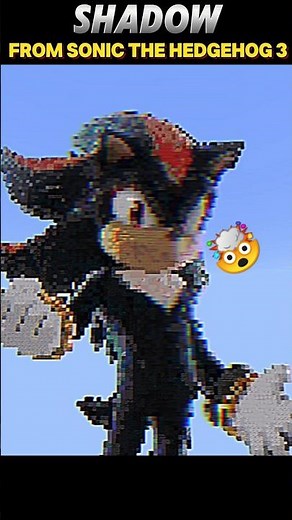 Shadow Pixel Art In Minecraft🤯 #shorts #minecraft #shadow