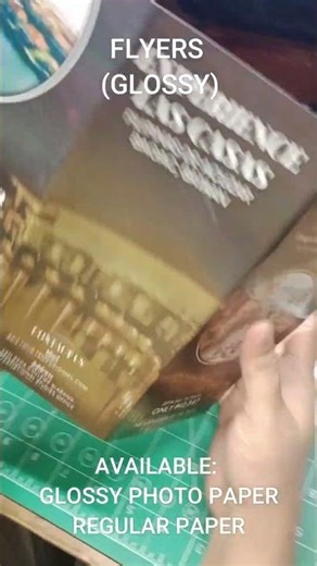 FLYERS / BROCHURES / LEAFLETS / PAMPHLET(REGULAR PAPER / GLOSSY PHOTO PAPER)
