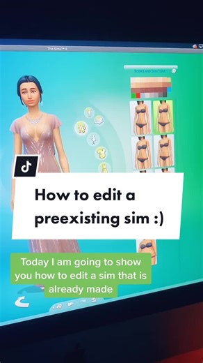 How to edit a preexisting sim :) #simstok #thesims4 #sims4howto #learnontiktok