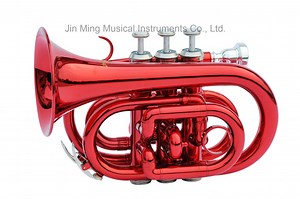 [Hot Item] Pocket Trumpet with Colors Cheap Horn