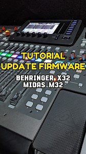UPDATE FIRMWARE MIXER DIGITAL BEHRINGER X32 🔥 #tukangsound #soundsystemindonesia #soundhajatan #soundjenangan #soundterop #oss #fbpro #fyp #viral | Ody Andini