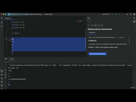 Mathematical Operations in Python #python #pythonprogramming