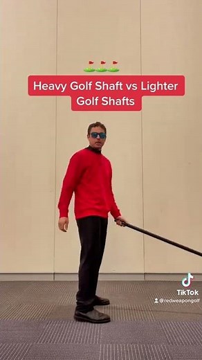 Heavy golf shafts vs Light golf shafts PART 2⛳️⛳️🔥🔥