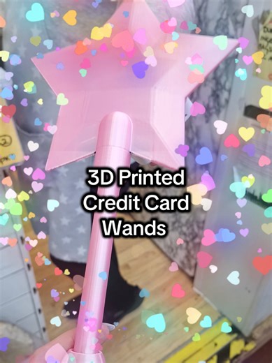 Magical 3D Printed Credit Card Wands: A Must-Have!